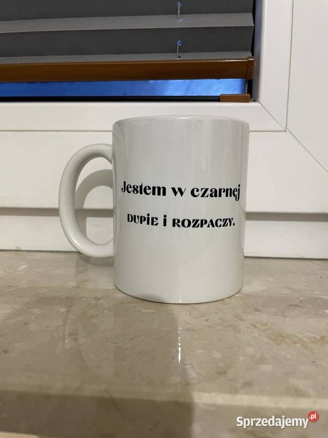 Kubek kubeczek ceramiczny śmieszny zabawny do śląskie Sosnowiec