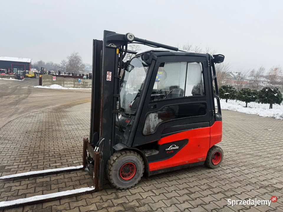 wózek widłowy elektryczny LINDE E25L 34 sekcja łódzkie Działoszyn