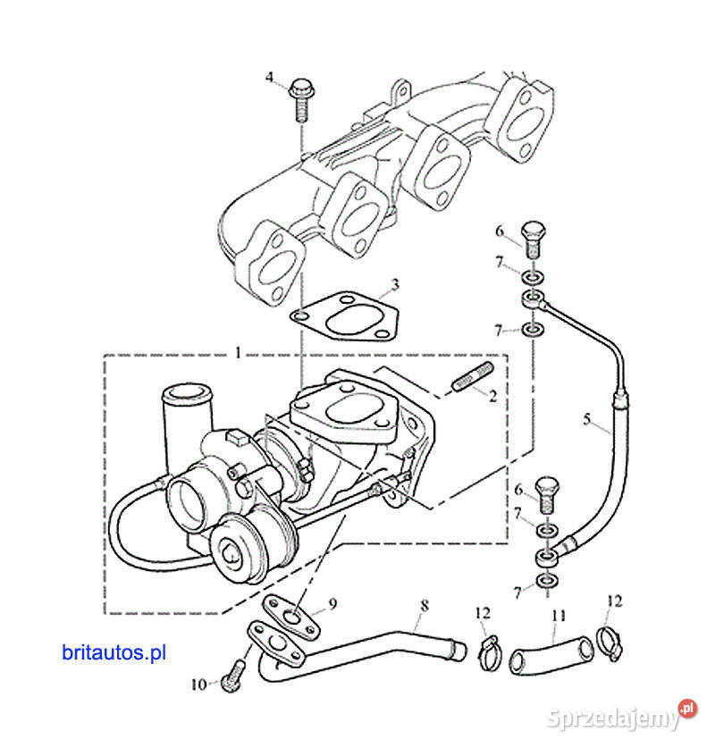 USZCZELKI TURBOSPRĘŻARKI TURBINY ZESTAW Poznań