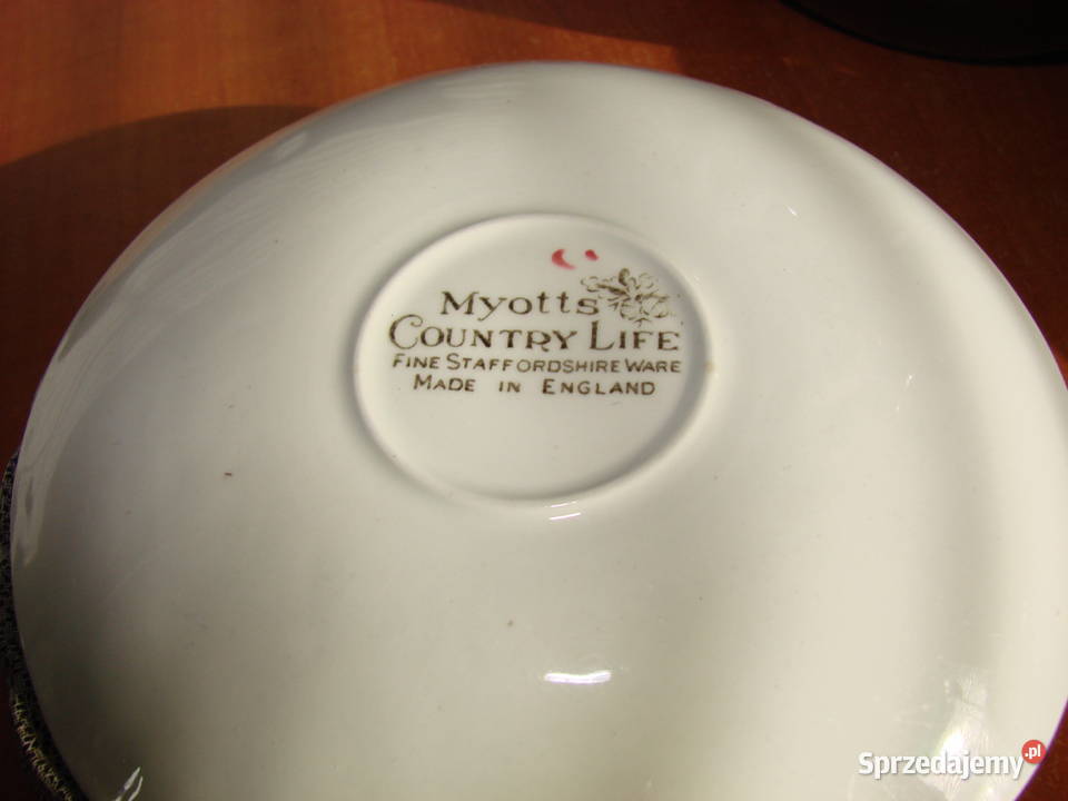 Moyotts Country Life porcelanowe talerzyki Pruszcz Gdański sprzedam