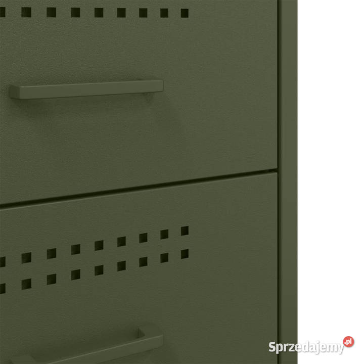 Szafka nocna oliwkowa 36x39x68 stal WM843086 Nocne Warszawa sprzedam