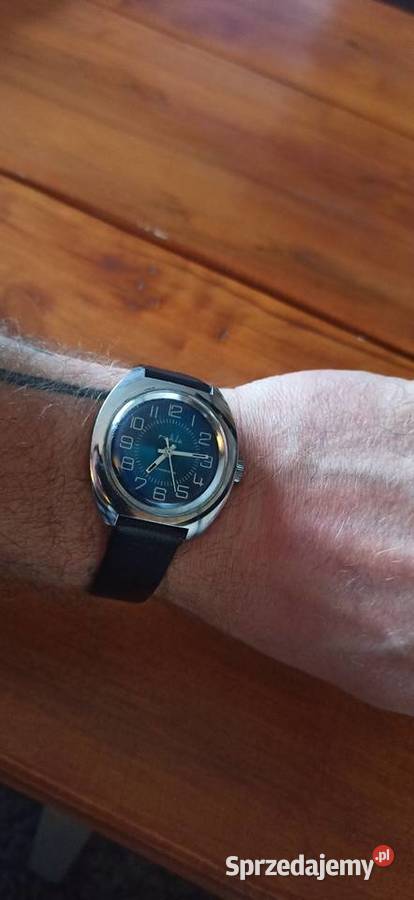 Zegarek ruhla mechaniczny retro Woźniki