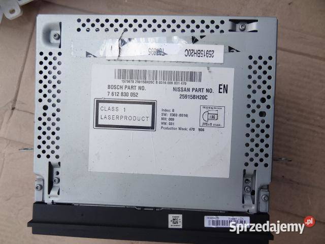 RADIO NAWIGACJA SD KARTA NISSAN QASHQAI J10 LIFT