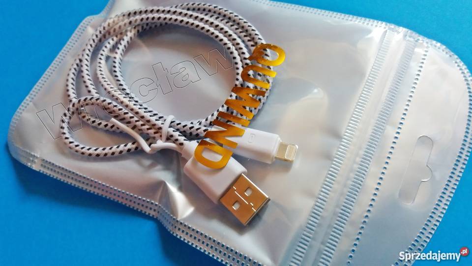 kabel iphone 567 plus S itp NYLON dolnośląskie Wrocław sprzedam