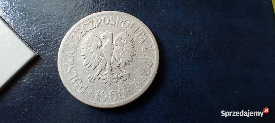 Stare monety 50 groszy 1968 PRL Polska Lesko