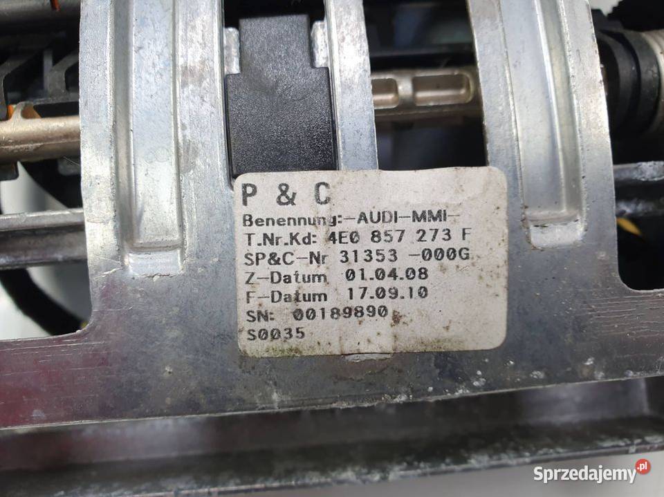 WYŚWIETLACZ PANEL AUDI A8 D3 4E0857273F Lipno