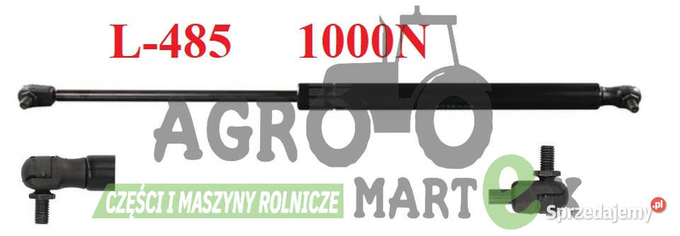 33159652 33159652 SIŁOWNIK GAZOWY KLAPY JCB Wichrów