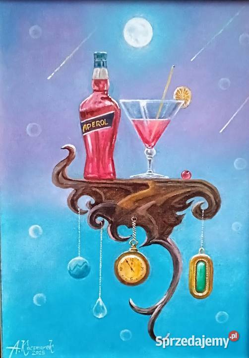 SURREALIZM magiczny obraz olejny na płótnie Jelenia Góra