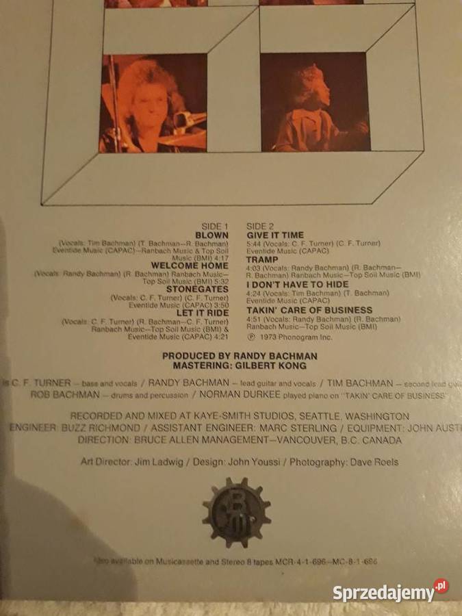 BACHMAN TURNER OVERDRIVE II made in USA 1973 podkarpackie Rzeszów