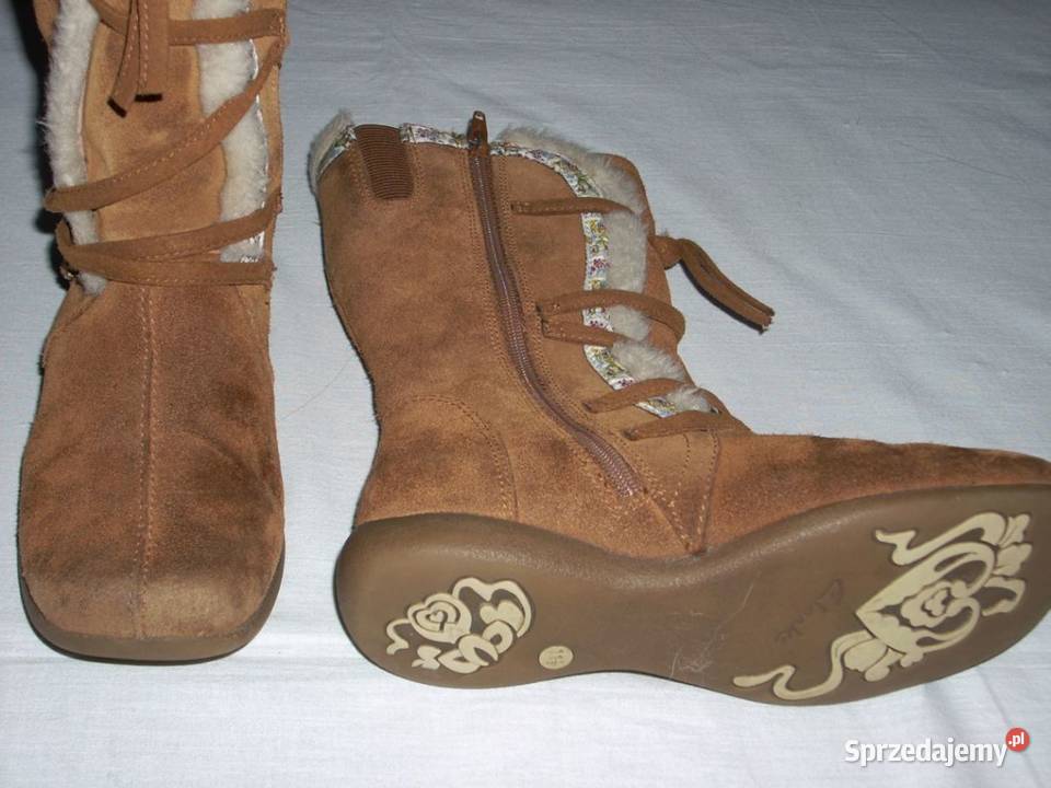 Clarks Kozaczki dziewczynki 115 EU 295 Kozaczki sprzedam