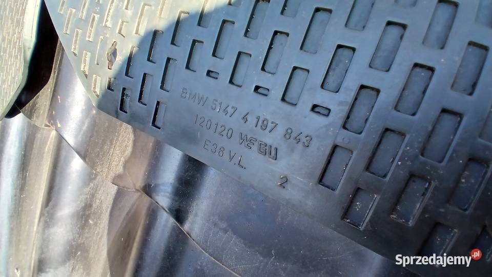 oryginalne gumowe dywaniki BMW E36 coupe małopolskie Jaksice