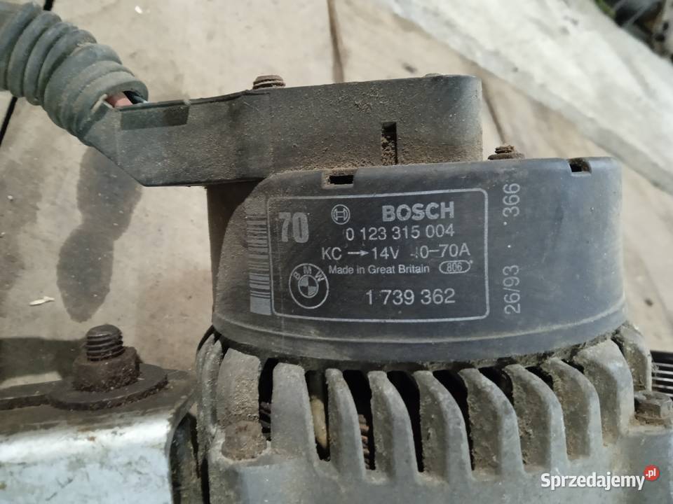 alternator bmw 70a 0 123 315 004 bmw e36 1739362 sprzedam
