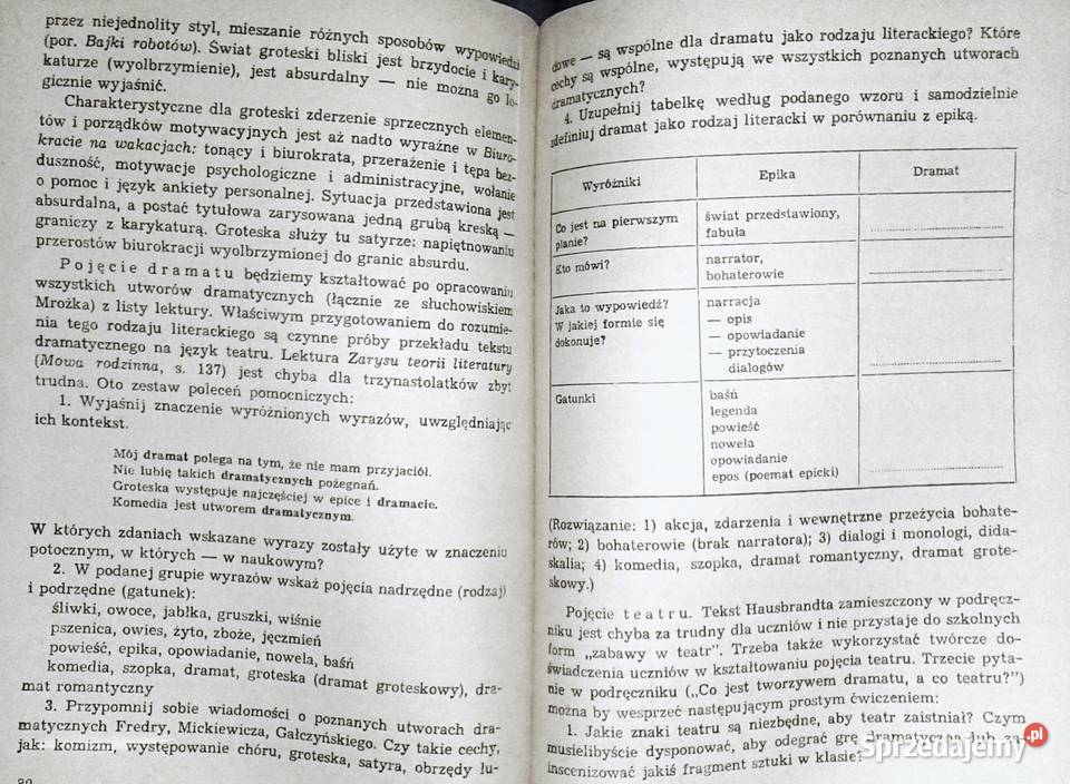 Kształcenie literackie w klasie 7 Przewodnik lubelskie Chełm