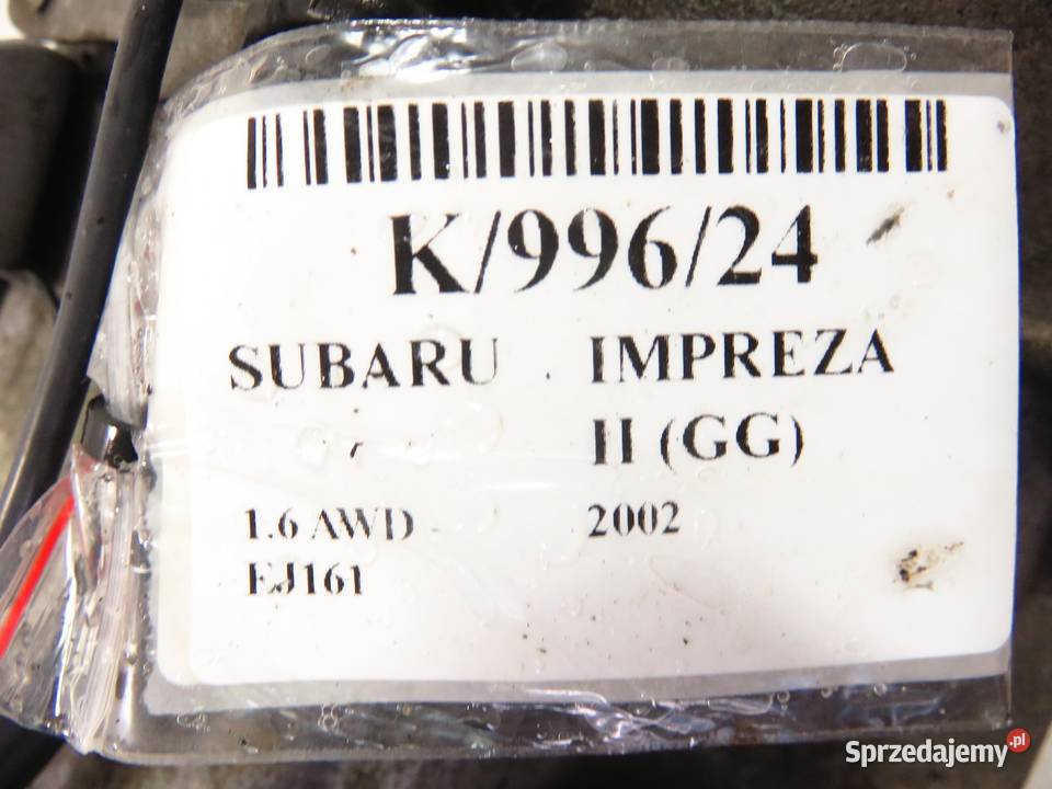 SKRZYNIA BIEGÓW SUBARU IMPREZA II 16 TY754XY2AC