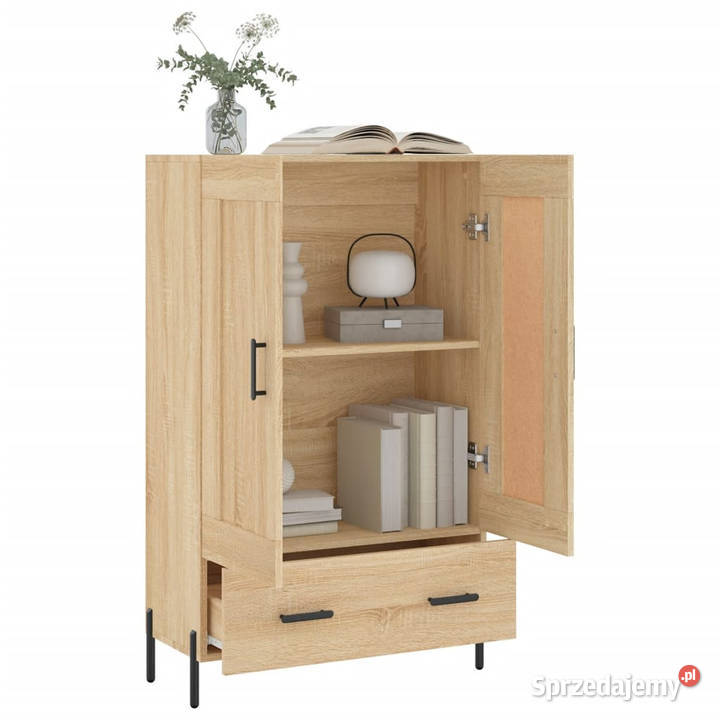 Wysoka szafka dąb sonoma 695x31x115 WM830335 Warszawa