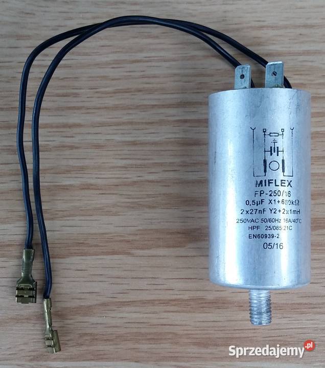 Kondensator rozruchowy MIFEX FP25016 do Pralki śląskie Gliwice