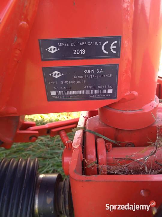 Kosiarka Kuhn Rozrzutnik obornika 9t