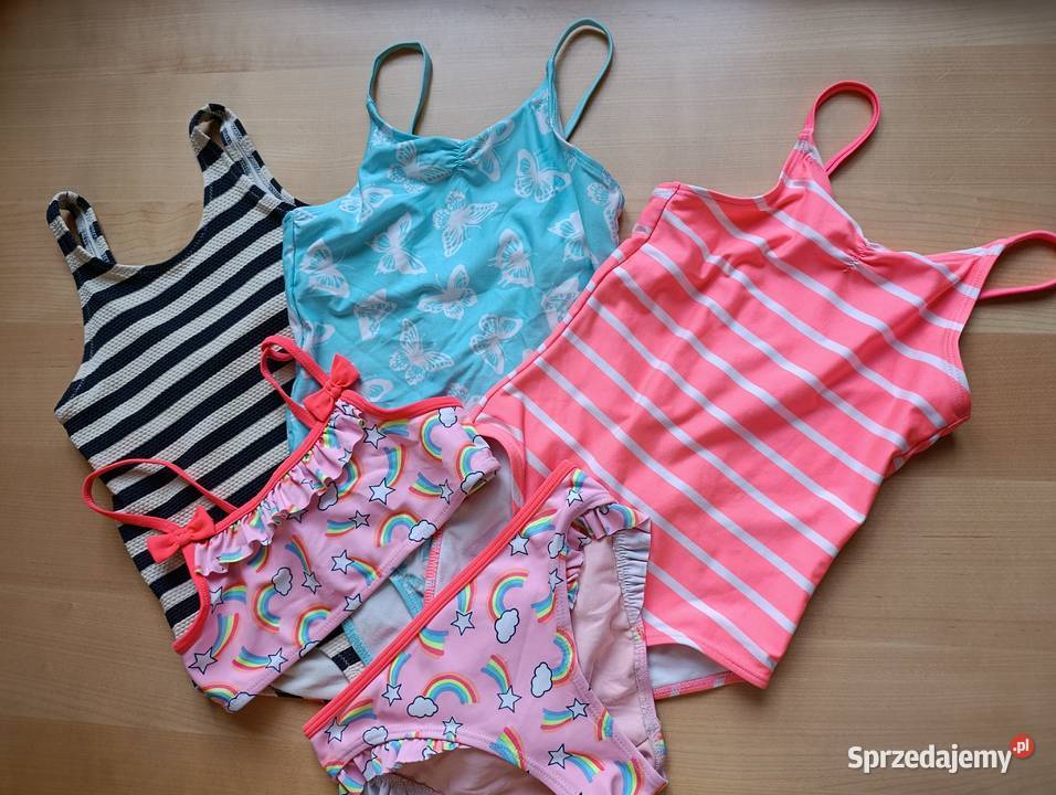 kostium kąpielowy HM 110116 zestaw dziewczynka