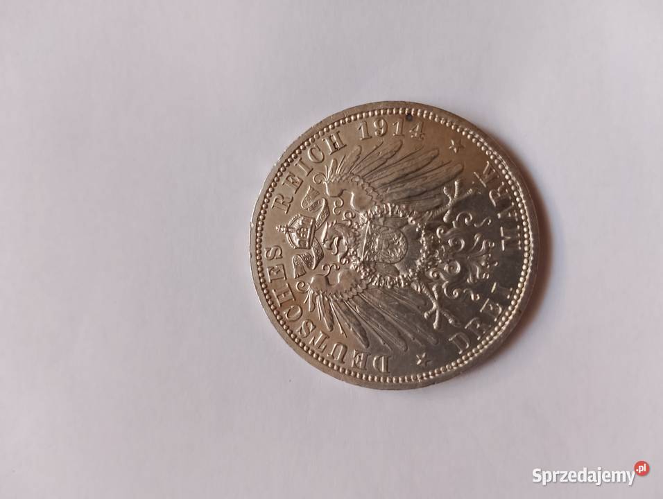 3 marki 1914 Anhalt stan Busko-Zdrój