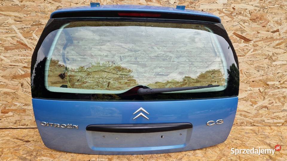 CITROEN C3 KMYB KLAPA BAGAŻNIKA KLAPA TYŁ wielkopolskie Słowikowo sprzedam