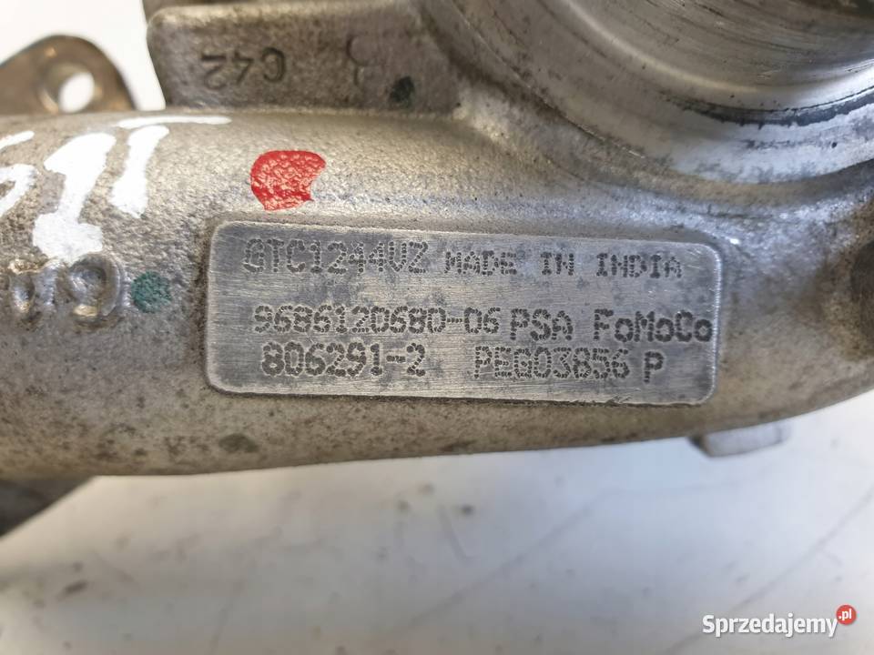 TURBOSPRĘŻARKA VOLVO S40 II 16 D2 9686120680 Turbosprężarki lubelskie Chełm