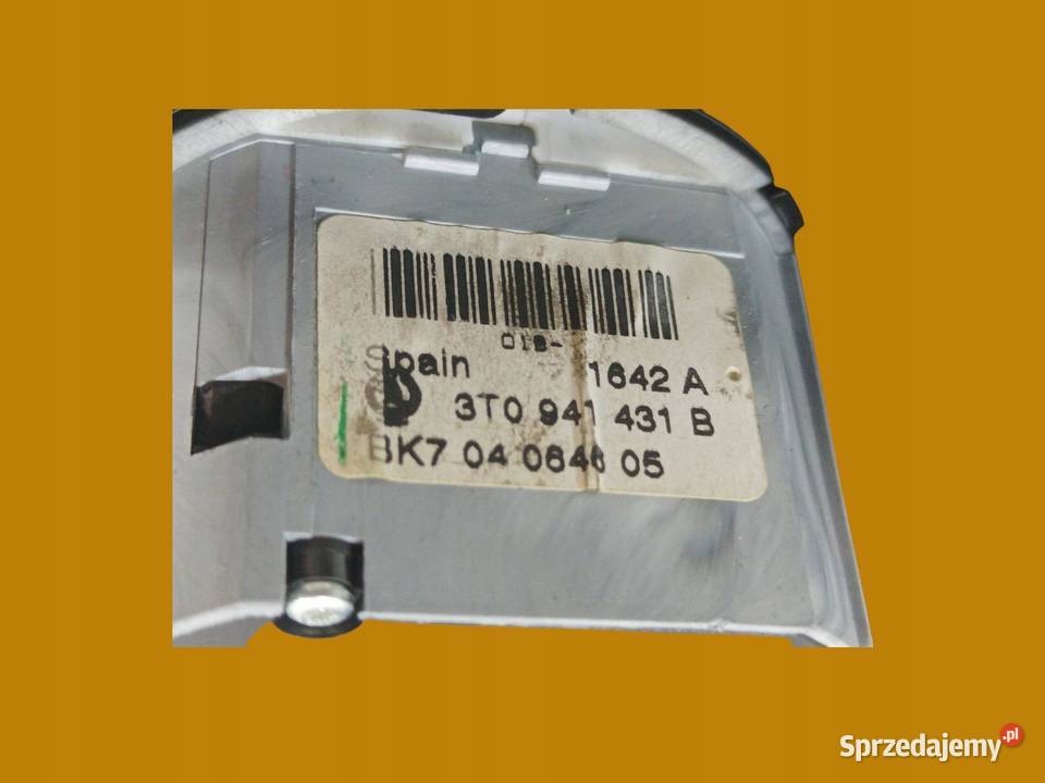 PRZEŁĄCZNIK ŚWIATEŁ 3T0941431B Skoda Superb II
