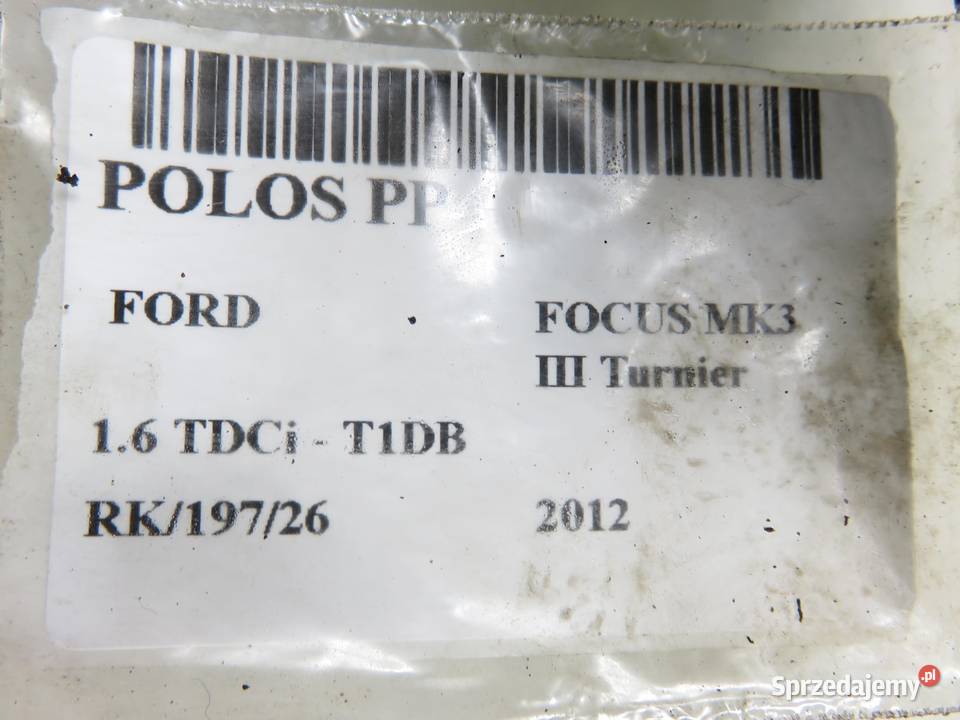 PÓŁOŚ PRAWA PRZEDNIA FORD FOCUS MK3 16 TDCi małopolskie sprzedam