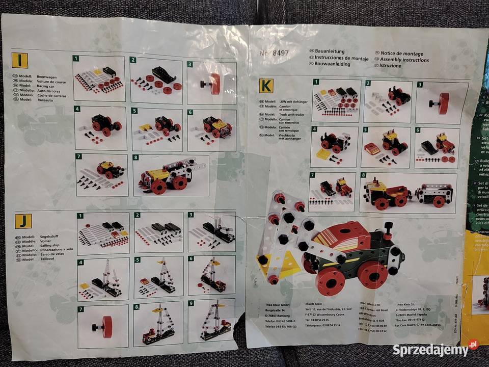 Warsztat dziecięcy Bosch Klein z akcesoriami podkarpackie Rzeszów sprzedam