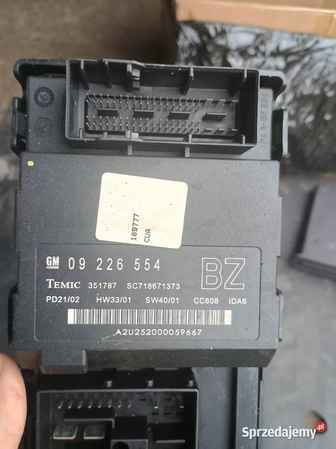 Moduł BCM BZ AB z pinem Opel Vectra C Signum Wola Siennicka