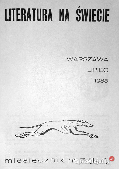 Literatura na świecie 07 144 1983 Chełm sprzedam