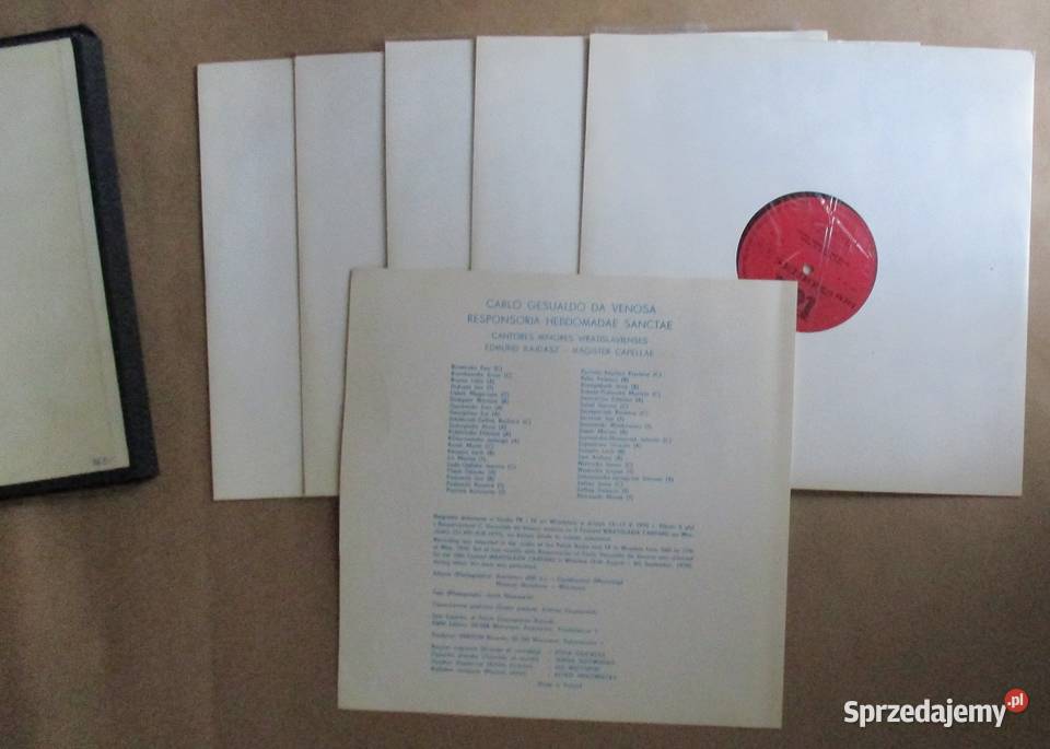 Carlo Gesualdo da Venosa Kajdasz 5LP klasyka sprzedam