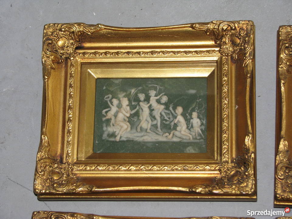 4 obrazy alabastrowe alabastry komplet obrazów Kraków