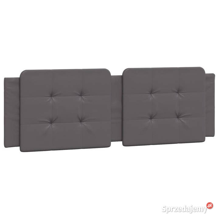Łóżko z materacem szare sztuczna skóra 160x200 Warszawa