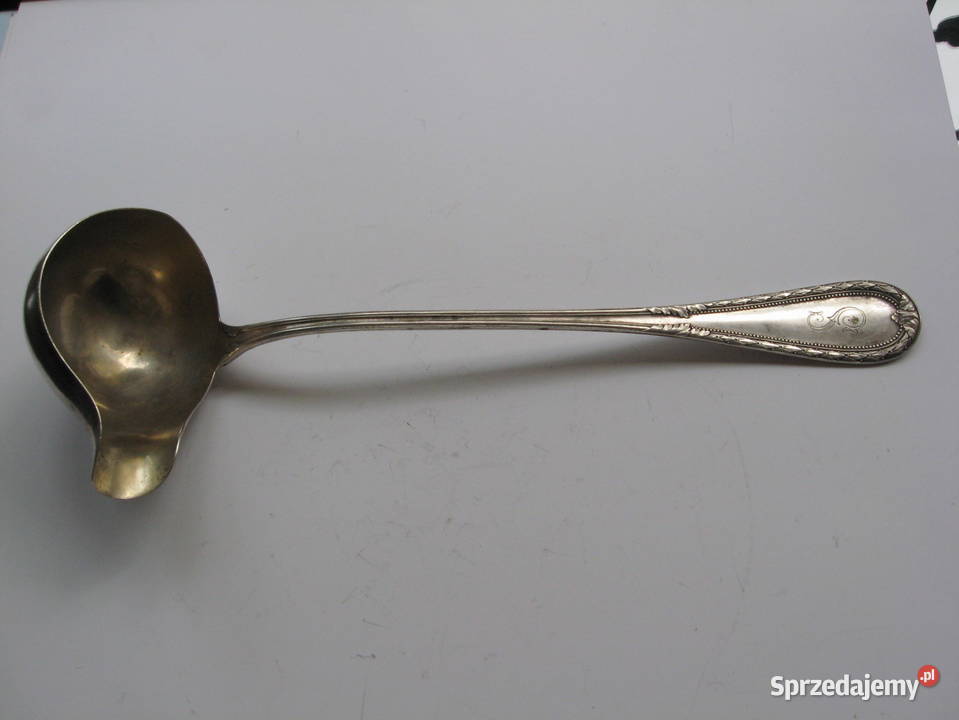Nabierka srebrna do zupy XIX w pr 800