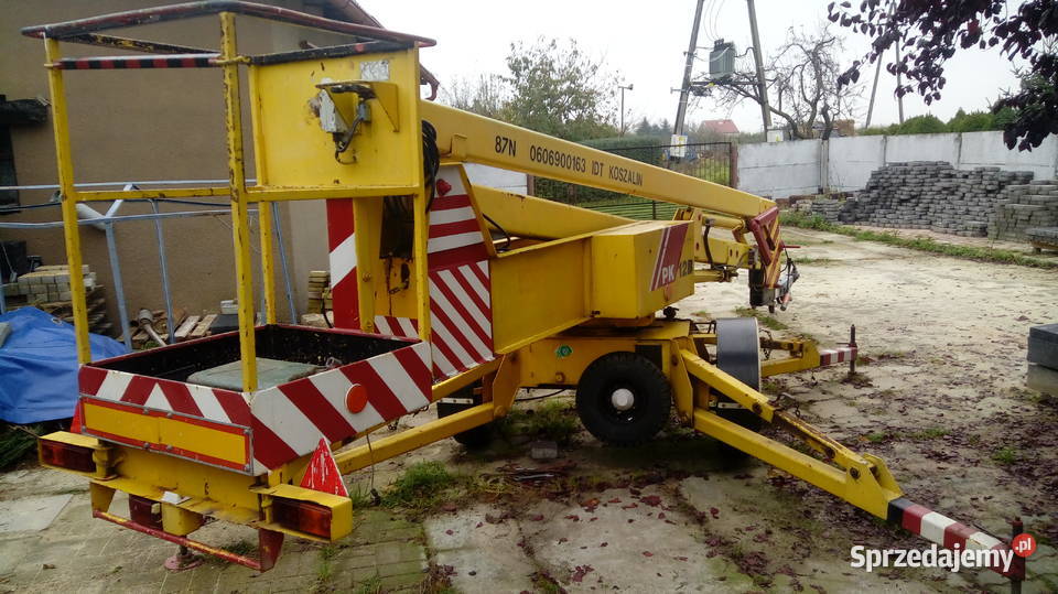 Podnośnik koszowy na przyczepie zwyżka podest Ostrów Wielkopolski