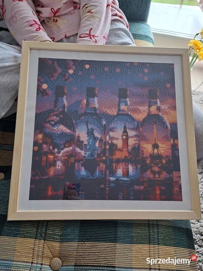 Obraz diamentowy handmade miasta świata diy Zabłudów