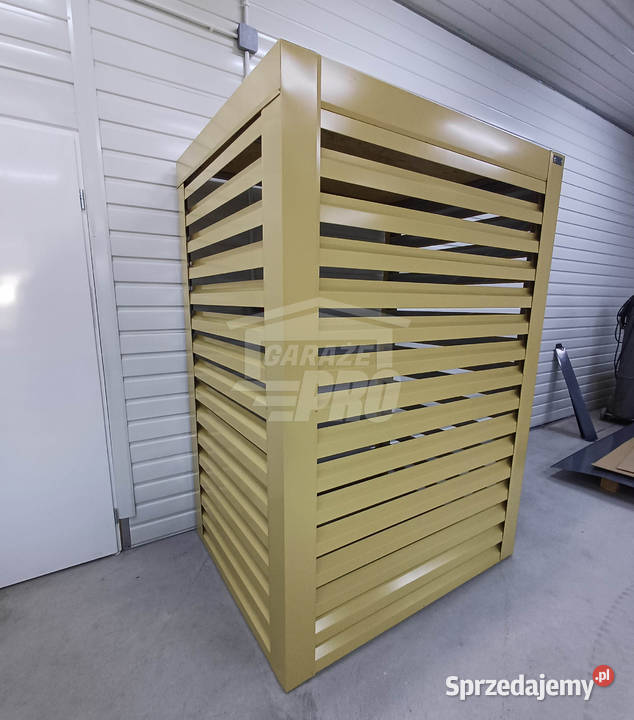 Osłona pompy ciepła 90x40x140 żółty Zabudowa Gryfice