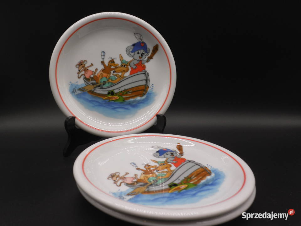 Talerze z motywem z bajki Blinky Bill Arzberg 3 Raszków sprzedam