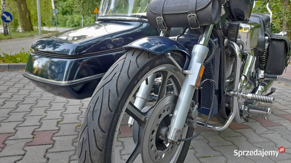 Honda VT700 z wózkiem bocznym 3 osoby w dowodzie Piekary Śląskie
