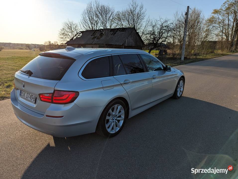 BMW seria 5 F11 520d srebrny