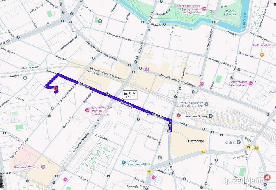 2pok 48met Zielińskiego PEŁEN ROZKŁADPIWNICA Wrocław sprzedam