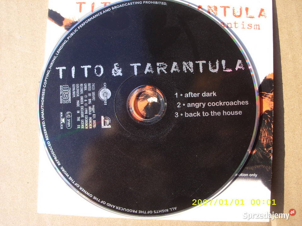 Rock TITO TARANTULATARANTISM COCK ROACH Wołów