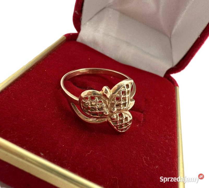 Złoty Pierścionek pr 585 240g R18 warmińsko-mazurskie Elbląg