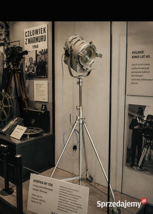 Lampa filmowa Spefika Rf150 PRL Vintage loft Poznań