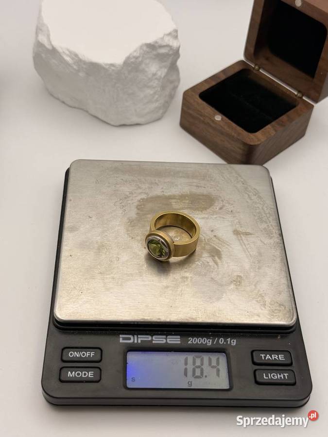 Masywny Designerski Pierścionek ze Złota Próby Szczecin