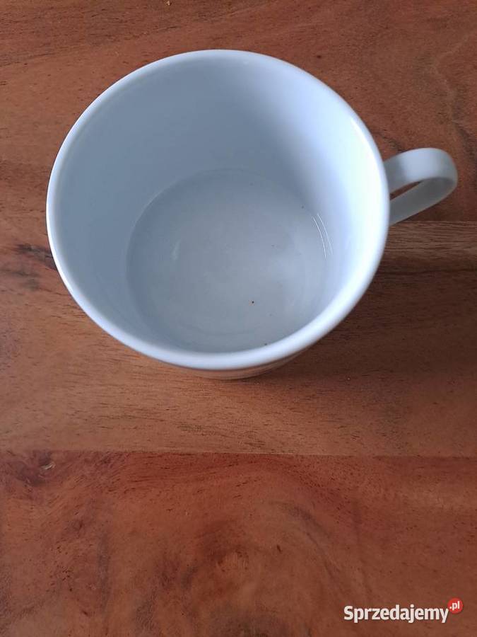 PRL Filiżanka w kwiatki Bentley Kubek Porcelana Warszawa