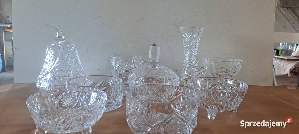 Kryształy prl Porcelana i szkło Nowe
