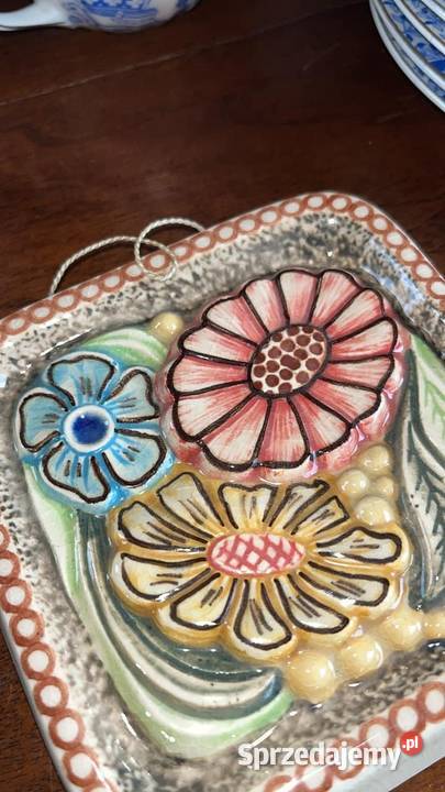 Kafel ceramiczny ozdobny Kwiaty Do powieszenia Gdańsk