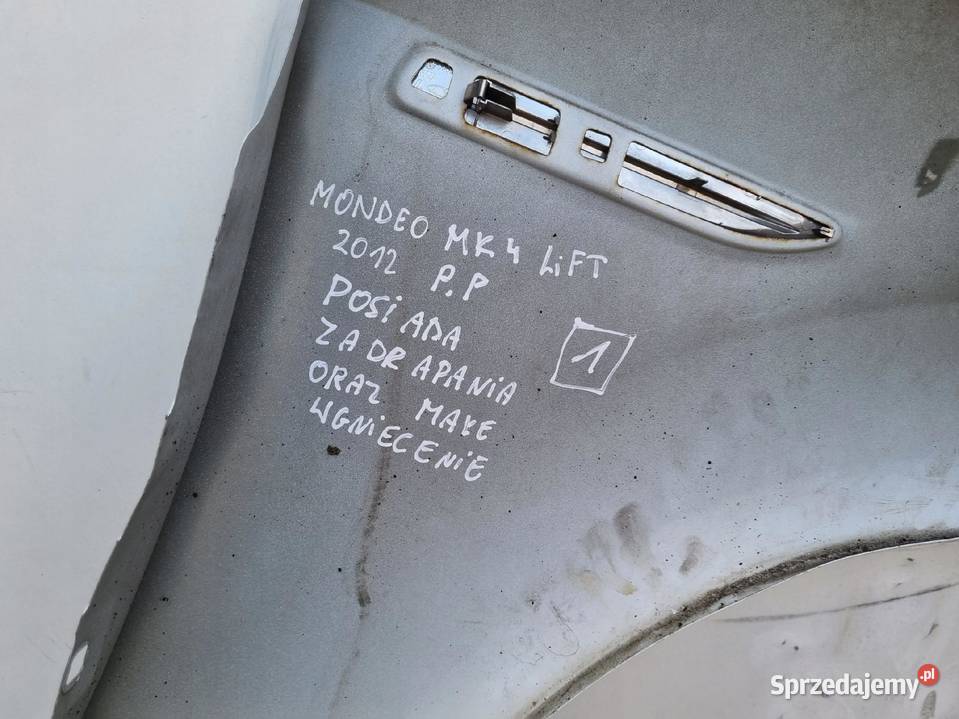 Ford Mondeo IV MK4 LIFT 1014 PRZEDNI BŁOTNIK Janów sprzedam