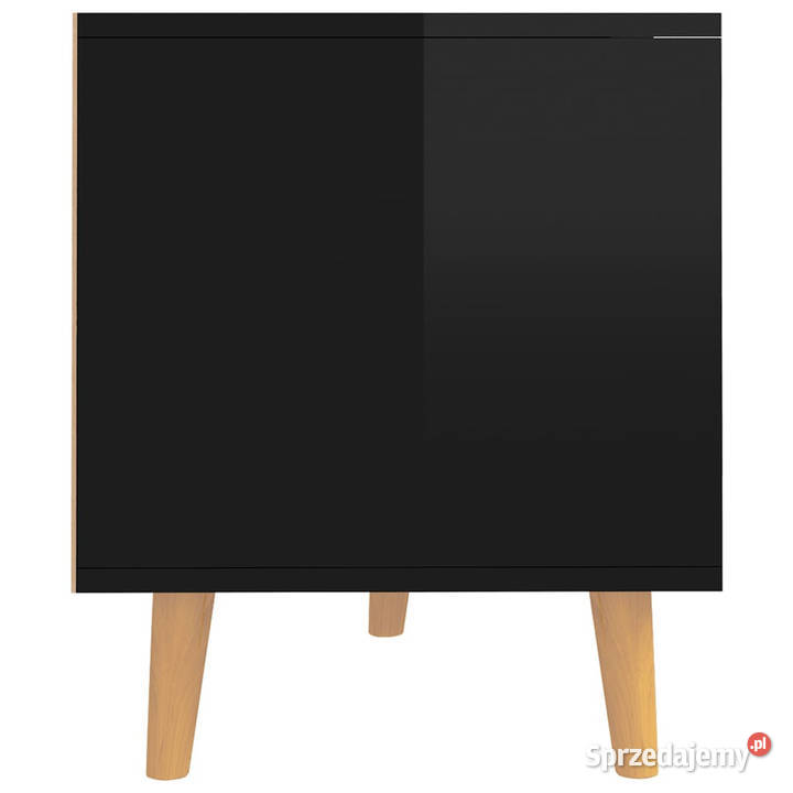 Szafka TV czarna wysoki połysk 90x40x485 RTV Warszawa